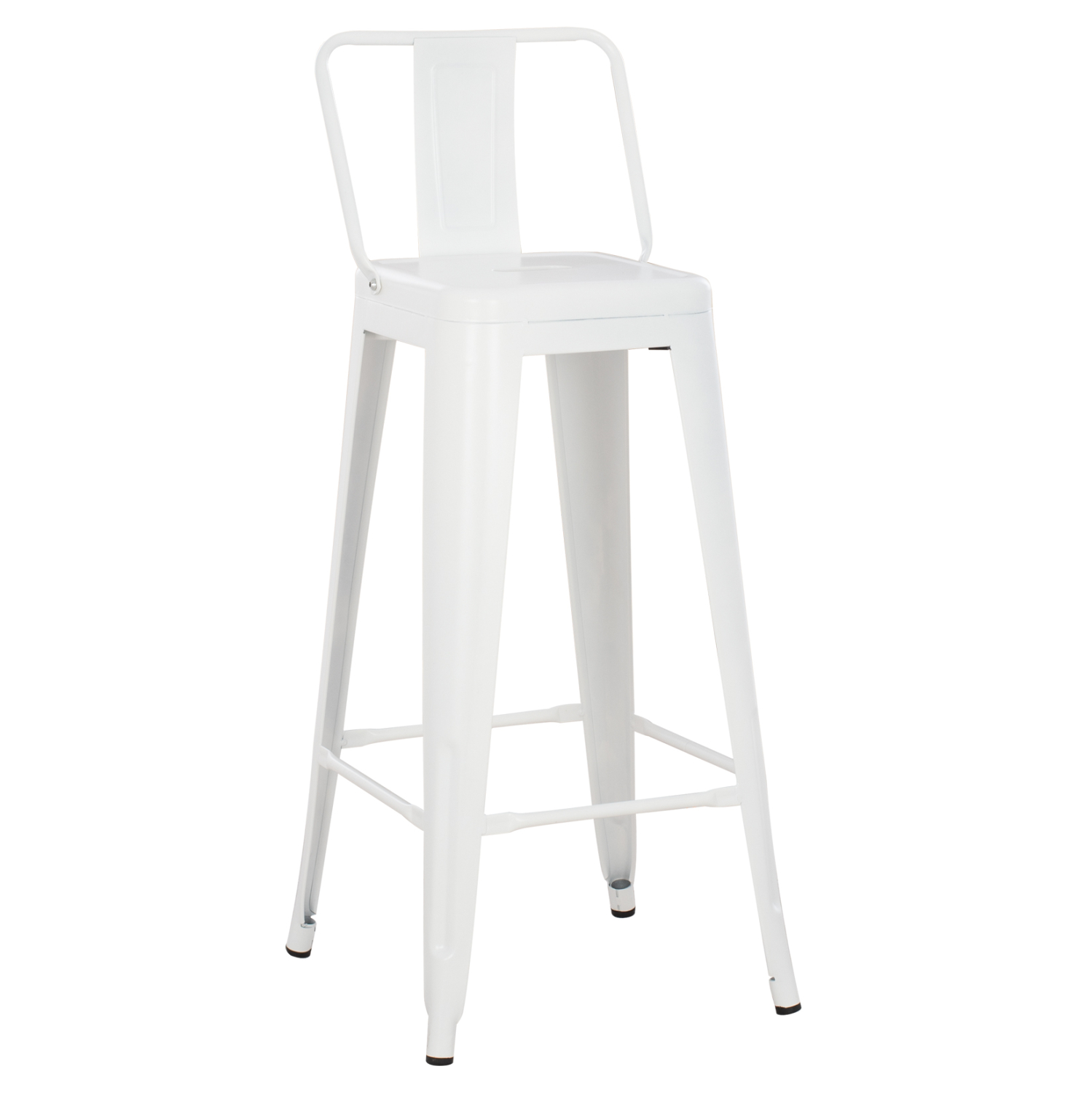 skampo-bar-me-plati-metalliko-fb9864341- ΣΚΑΜΠΟ BAR ME ΠΛΑΤΗ ΜΕΤΑΛΛΙΚΟ MELITA-PRO HM8643.41 ΛΕΥΚΟ ΜΑΤ 42x42x100Υεκ. - Image 1