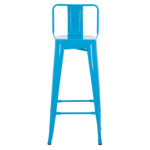 ΣΚΑΜΠΟ BAR-PRO ME ΠΛΑΤΗ ΜΕΤΑΛΛΙΚΟ MELITA HM8643.48 ΜΠΛΕ 42x42x100Υεκ. - Image 3
