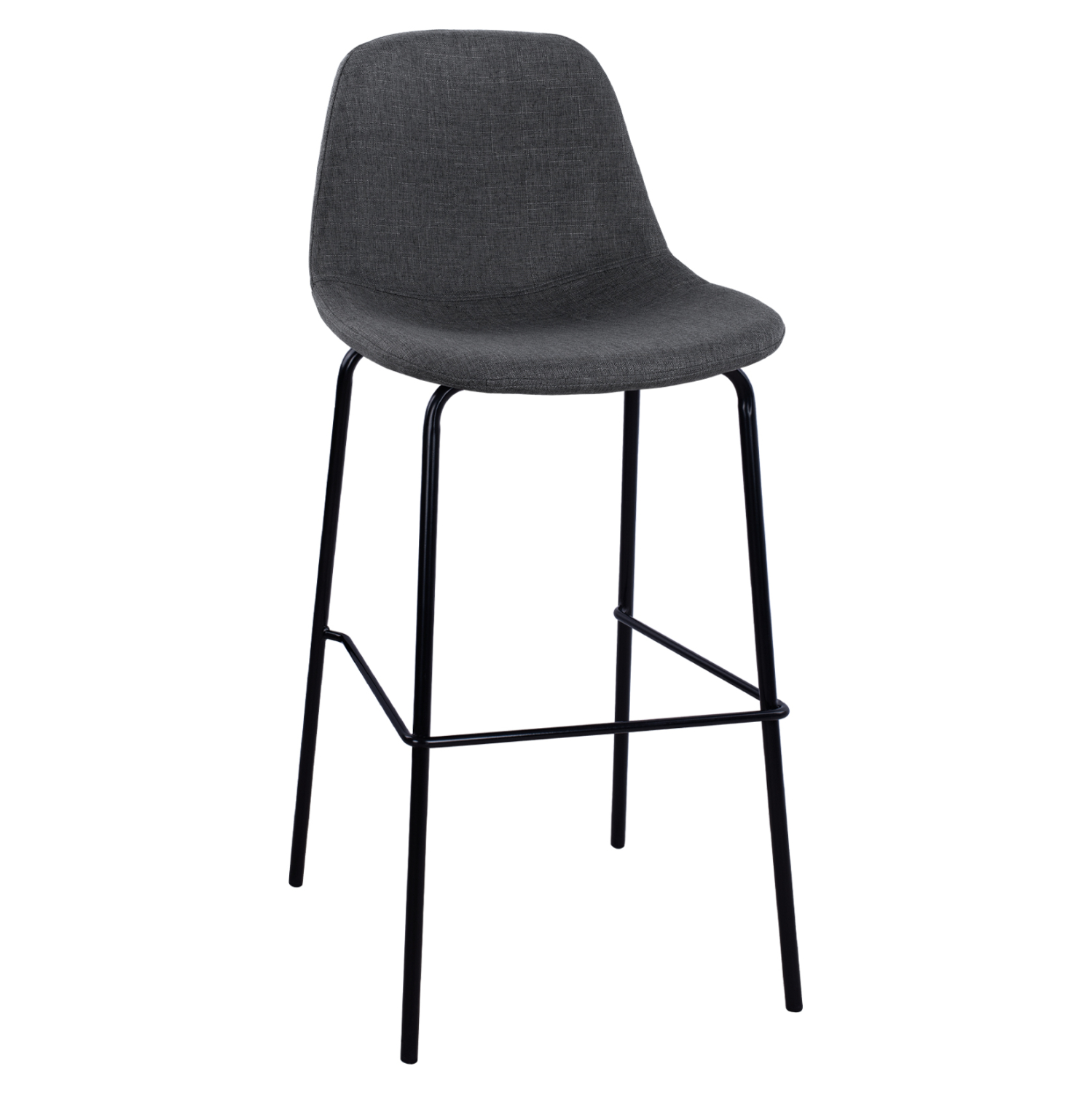 skampo-fb9857910-me-metalliko-skeleto-ka ΣΚΑΜΠΟ VINCENT HM8579.10 ΜΕ ΜΕΤΑΛΛΙΚΟ ΣΚΕΛΕΤΟ ΚΑΙ ΥΦΑΣΜΑ ΣΕ ΓΚΡΙ ΧΡΩΜΑ 47Χ50Χ106Υεκ. - Image 1