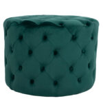 ΣΚΑΜΠΟ KASSIE ΚΥΠΑΡΙΣΣΙ ΒΕΛΟΥΔΟ ΤΥΠΟΥ CHESTERFIELD HM8406.03 Φ60x43Υ εκ. - Image 3