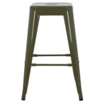 ΣΚΑΜΠΟ ΜΕΣΑΙΟΥ ΥΨΟΥΣ ΜΕΤΑΛΛΙΚΟ MELITA-PRO HM8573.43 DARK OLIVE GREEN 43x43x67Υεκ. - Image 3