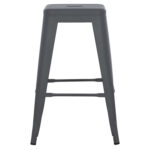 ΣΚΑΜΠΟ ΜΕΣΑΙΟΥ ΥΨΟΥΣ ΜΕΤΑΛΛΙΚΟ MELITA-PRO HM8573.50 ΓΚΡΙ 43x43x67Υεκ. - Image 3