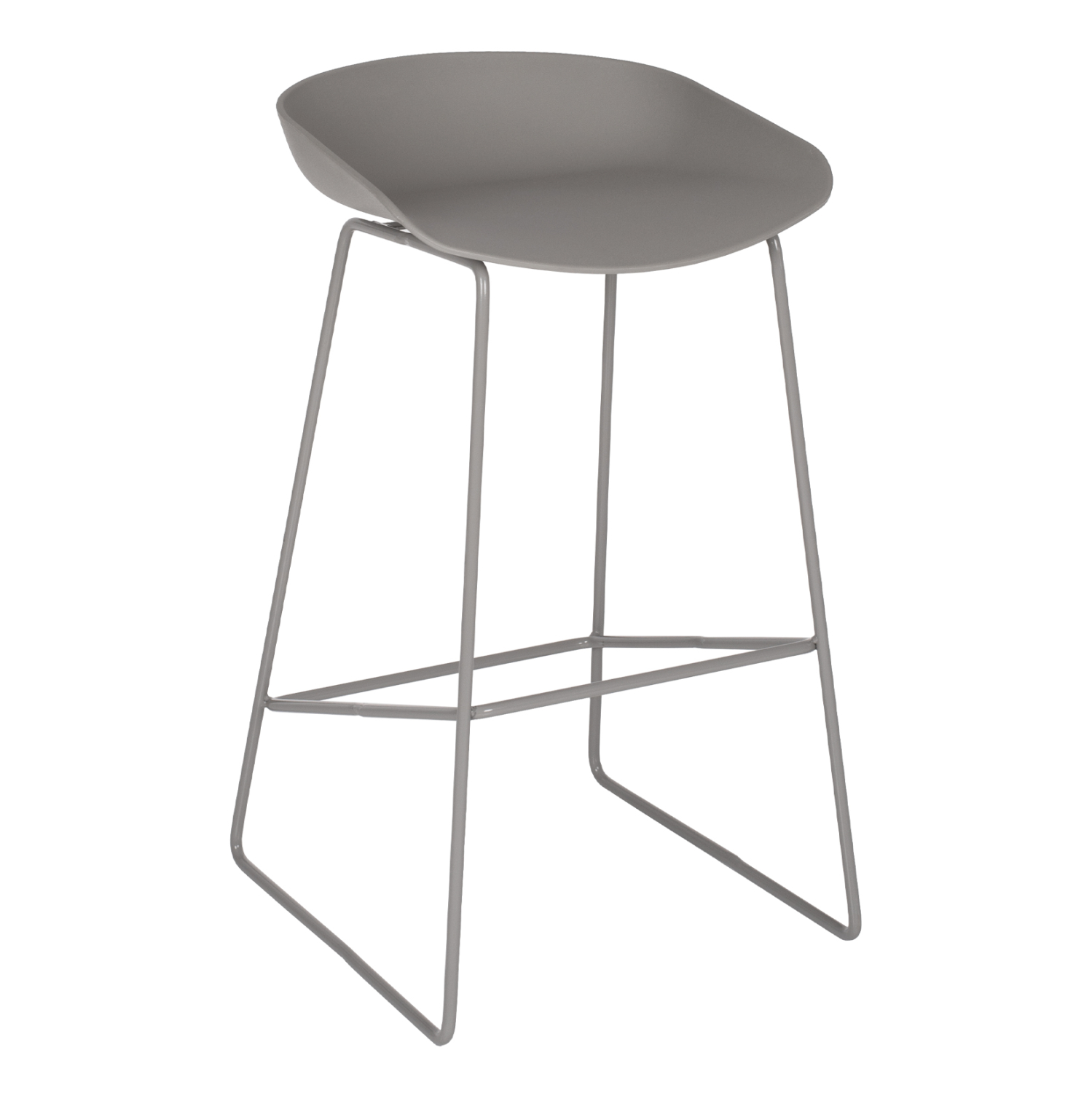 skampo-metalliko-fb9845010-me-kathisma-p ΣΚΑΜΠΟ ΜΕΤΑΛΛΙΚΟ NAILA HM8450.10 ΜΕ ΚΑΘΙΣΜΑ PP ΓΚΡΙ 47x47x83 εκ. - Image 1