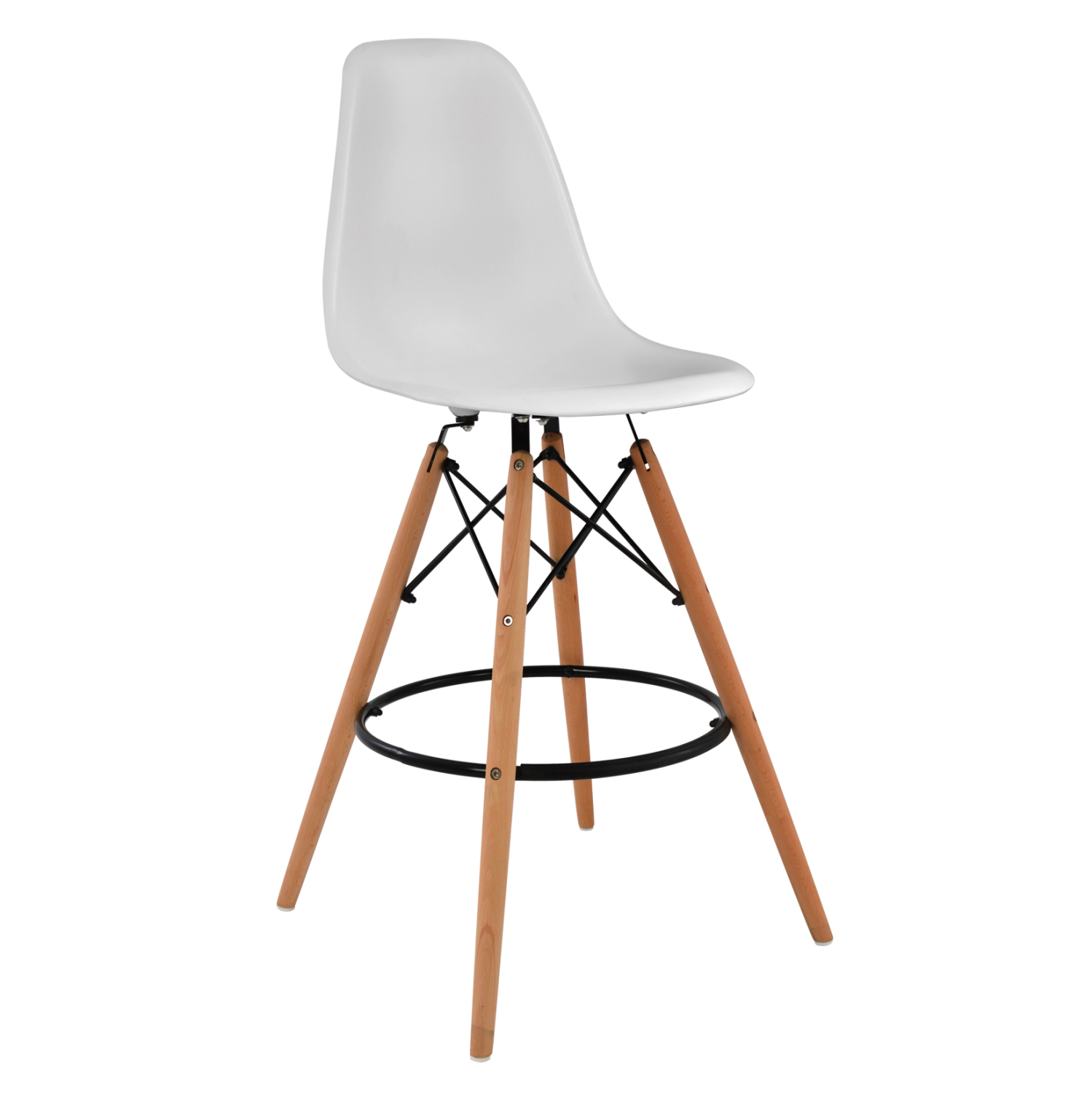 skampo-mpar-fb9017301-leyko-58x56x107y-e ΣΚΑΜΠΟ ΜΠΑΡ RENATA HM0173.01 ΛΕΥΚΟ 58x56x107Υ εκ. - Image 1