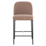 ΣΚΑΜΠΟ ΜΠΑΡ ΜΕΣ.ΥΨΟΥΣ MANIDO HM18427.02 TAUPE ΥΦΑΣΜΑ-ΜΕΤΑΛ.ΜΑΥΡΟΣ ΣΚΕΛΕΤΟΣ 45x55x92Υεκ - Image 3
