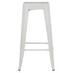 ΣΚΑΜΠΟ ΜΠΑΡ ΜΕΤΑΛΛΙΚΟ MELITA-PRO HM8642.41 ΣΕ ΛΕΥΚΟ ΜΑΤ 43x43x78Υεκ. - Image 3