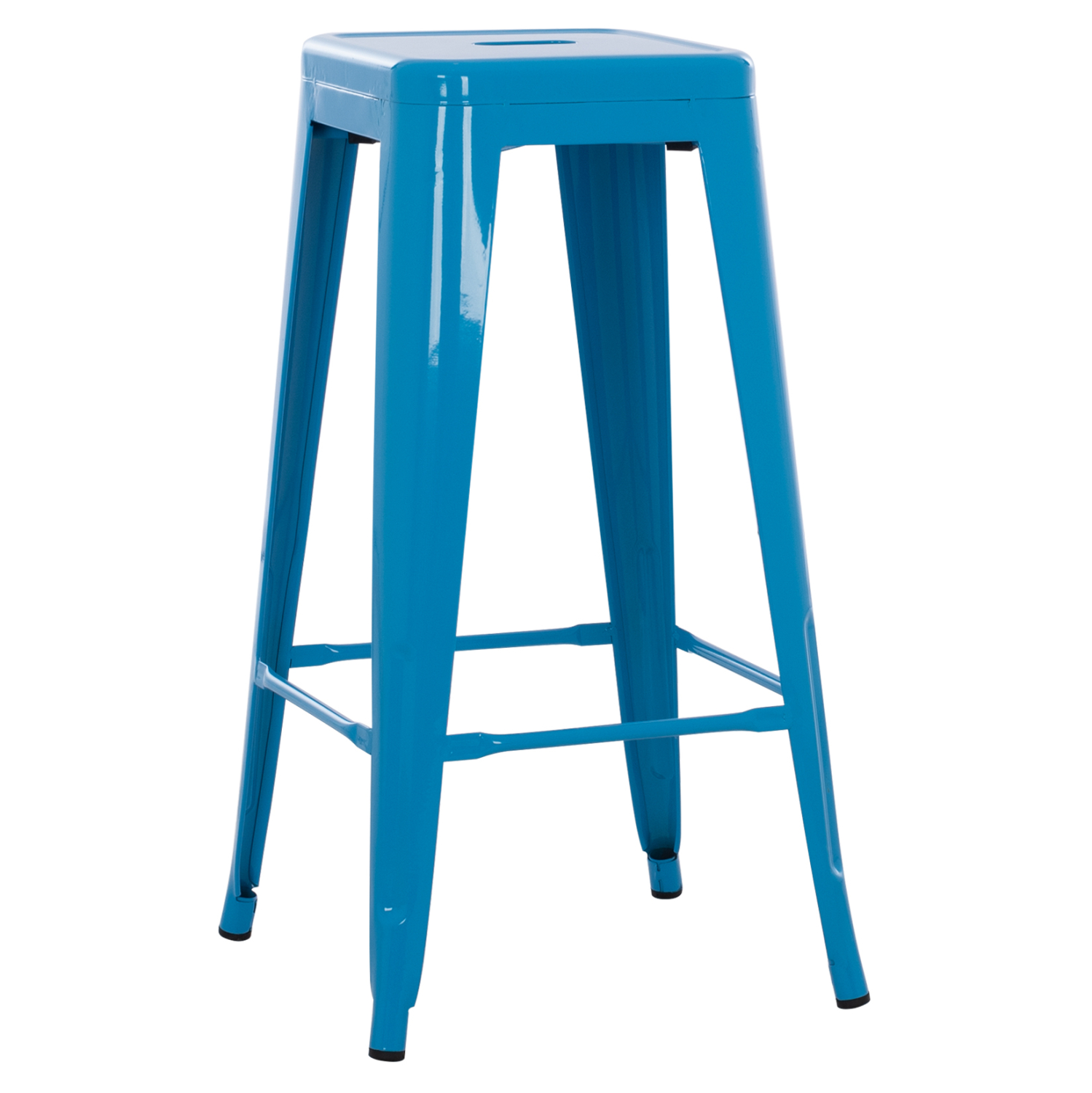 skampo-mpar-metalliko-fb9864248-se-mple- ΣΚΑΜΠΟ ΜΠΑΡ ΜΕΤΑΛΛΙΚΟ MELITA-PRO HM8642.48 ΣΕ ΜΠΛΕ 43x43x78Υεκ. - Image 1