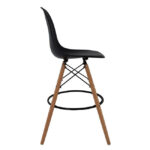 ΣΚΑΜΠΟ ΜΠΑΡ RENATA HM0173.02 ΜΑΥΡΟ 47x50x108Υ εκ. - Image 3