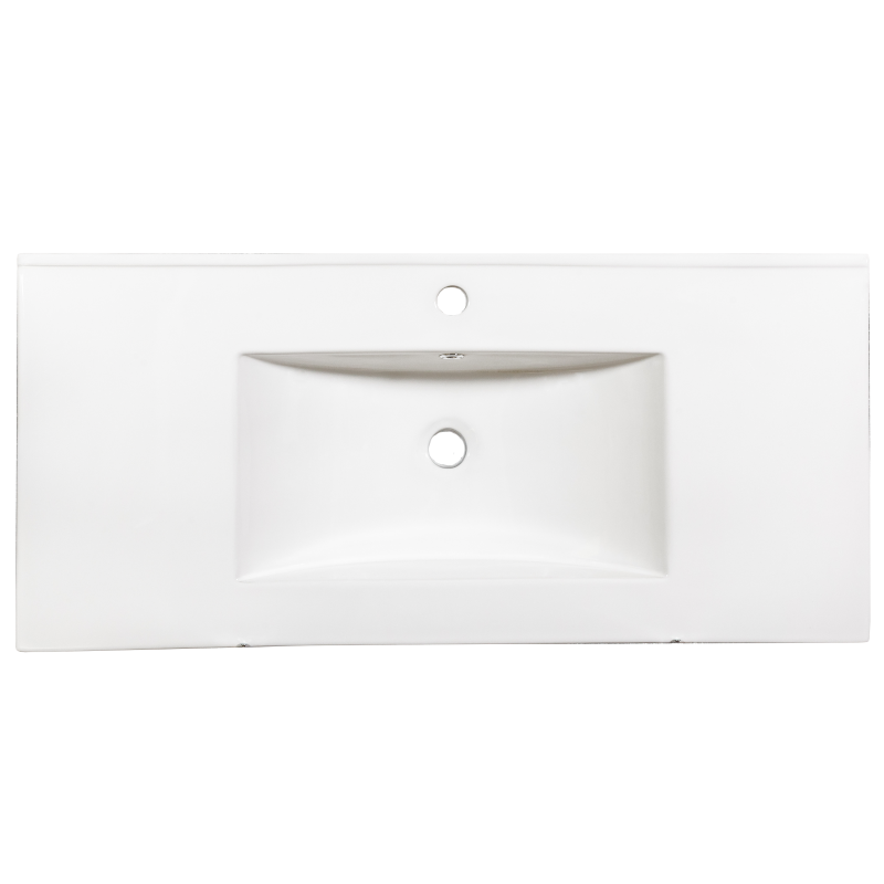 slim100 Νιπτήρας SLIM 100 γυαλιστερή πορσελάνη 100x46cm - Image 1