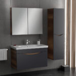 Πάγκος SMILE Ανθρακί / Barok MDF 18mm Λάκα 85 S3BSMI085ABM 85x45.5x54.5cm - Image 2