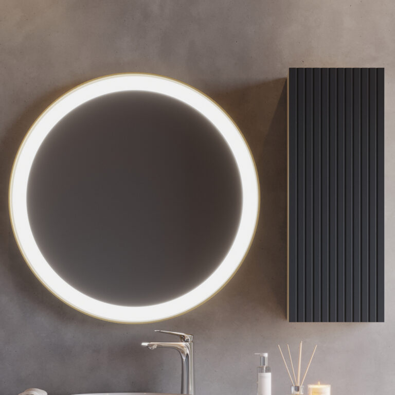 vien-s-768x768-1 ΣΕΤ ΚΑΘΡΕΦΤΗΣ LED VIEN ΣΤΡΟΓΓΥΛΟΣ Φ80 & ΝΤΟΥΛΑΠΙ ΤΟΙΧΟΥ 30cm ANTHR./BEIGE MAT 3SMVIE120ABM - Image 1