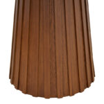 Τραπέζι Franzel pakoworld sintered stone σε όψη μαρμάρου-mdf σε φυσική απόχρωση Φ120x75εκ - Image 4