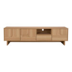 Έπιπλο τηλεόρασης Jenfia pakoworld mdf σε φυσική απόχρωση 180x39x45,5εκ - Image 3