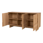 Μπουφές Jenfia pakoworld mdf σε φυσική απόχρωση 150x39x75,5εκ - Image 2