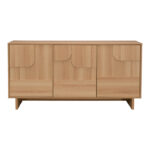 Μπουφές Jenfia pakoworld mdf σε φυσική απόχρωση 150x39x75,5εκ - Image 3