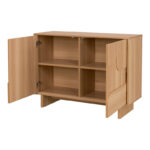 Μπουφές Jenfia pakoworld mdf σε φυσική απόχρωση 101,2x39x75,5εκ - Image 2