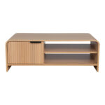 Τραπέζι σαλονιού Kelba pakoworld mdf σε φυσική απόχρωση 100x50x35,5εκ - Image 3