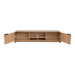 Έπιπλο τηλεόρασης Anfen pakoworld mdf σε φυσική απόχρωση 160x39x40,5εκ - Image 2