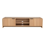 Έπιπλο τηλεόρασης Anfen pakoworld mdf σε φυσική απόχρωση 160x39x40,5εκ - Image 3
