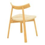 Καρέκλα Clareta pakoworld rubberwood-σχοινί σε φυσική απόχρωση 53x55x79εκ - Image 2