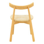 Καρέκλα Clareta pakoworld rubberwood-σχοινί σε φυσική απόχρωση 53x55x79εκ - Image 5