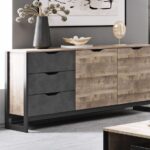 Μπουφές Arden: Sand gragne+matera 161x78.6x39.6cm
