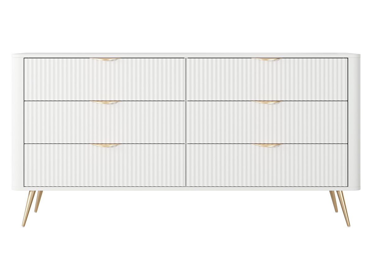 LANTE_37_w Συρταριέρα Lante Λευκό 163x81x38cm - Image 1