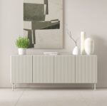 Μπουφές Muti Λευκό Kazmir 195x81x40cm - Image 2