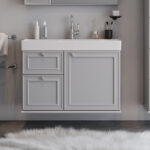 ΣΕΤ ΕΠΙΠΛΟΥ ΜΠΑΝΙΟΥ STELLA 70cm χρ.GREY MAT 9SSTE070GRM