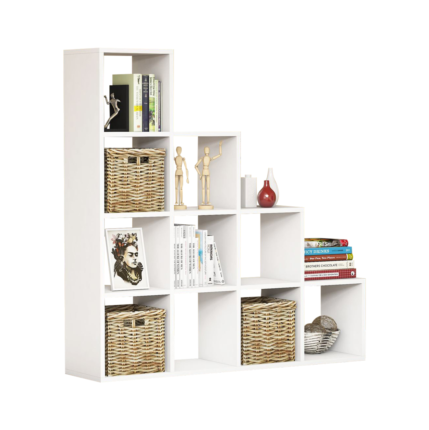 bibliothiki-melaminis-leyko-120x30x1236y ΒΙΒΛΙΟΘΗΚΗ ΜΕΛΑΜΙΝΗΣ SCALE HM9238.11 ΛΕΥΚΟ 120x30x123,6Υεκ. - Image 1