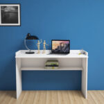 ΓΡΑΦΕΙΟ ΜΕΛΑΜΙΝΗΣ ΛΕΥΚΟ CLASSIKER 118x58x80Υεκ.HM9227.11 - Image 6