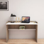 ΓΡΑΦΕΙΟ ΜΕΛΑΜΙΝΗΣ SONAMA ΛΕΥΚΟ CLASSIKER 118x58x80Υεκ.HM9227.12 - Image 6