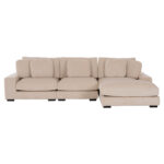 ΚΑΝΑΠΕΣ ΔΕΞΙΑ ΓΩΝΙΑ CRANFIELD HM3287.02R ΜΠΕΖ ΡΙΓΕ ΥΦΑΣΜΑ 315x167(γωνία)x67Υεκ. - Image 3