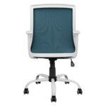 ΚΑΡΕΚΛΑ ΓΡΑΦΕΙΟΥ MALFOI HM1053.06 ΜΠΛΕ MESH & ΠΟΔΙ ΜΕΤΑΛΛΙΚΟ 58x59x103 εκ. - Image 12