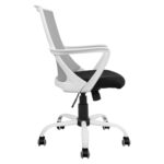 ΚΑΡΕΚΛΑ ΓΡΑΦΕΙΟΥ MALFOI HM1053.21 ΓΚΡΙ MESH & ΠΟΔΙ ΜΕΤΑΛΛΙΚΟ 58x59x103Υεκ - Image 9