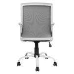 ΚΑΡΕΚΛΑ ΓΡΑΦΕΙΟΥ MALFOI HM1053.21 ΓΚΡΙ MESH & ΠΟΔΙ ΜΕΤΑΛΛΙΚΟ 58x59x103Υεκ - Image 11