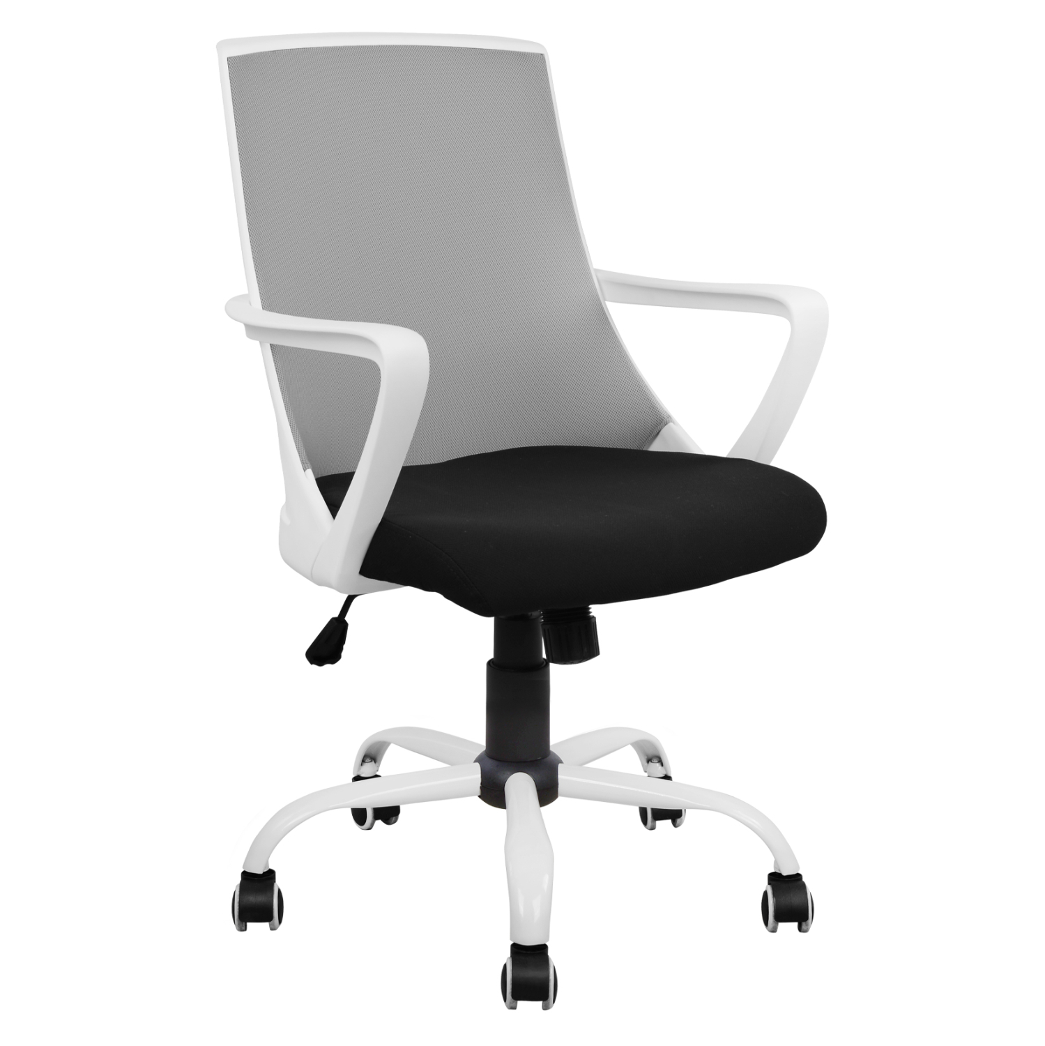 karekla-grafeioy-fb9105321-gkri-podi-met ΚΑΡΕΚΛΑ ΓΡΑΦΕΙΟΥ MALFOI HM1053.21 ΓΚΡΙ MESH & ΠΟΔΙ ΜΕΤΑΛΛΙΚΟ 58x59x103Υεκ - Image 1