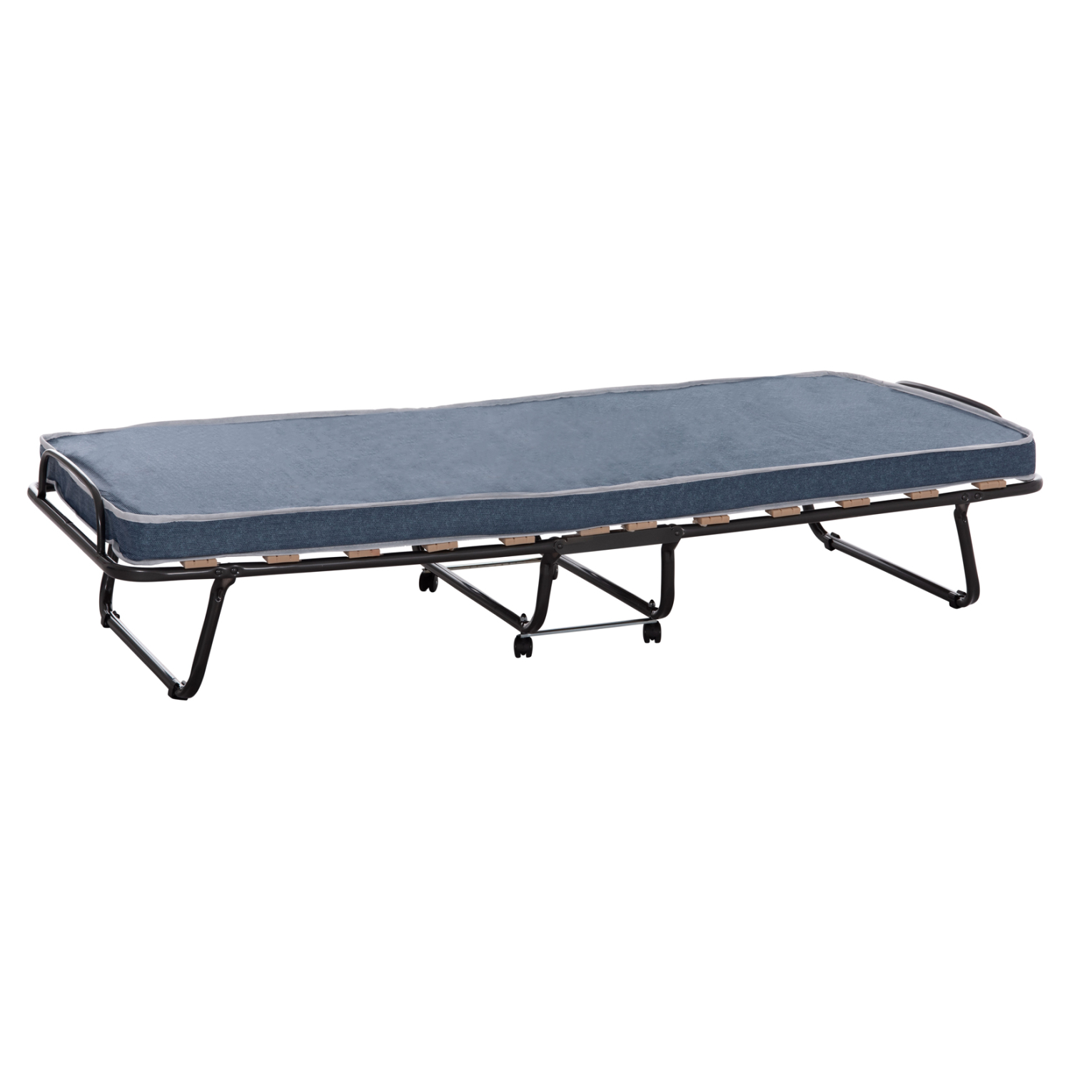 krebati-rantzo-italias-fb960403-metal-me ΚΡΕΒΑΤΙ-ΡΑΝΤΖΟ ΙΤΑΛΙΑΣ SLADE HM604.03 ΜΕΤΑΛ. ΜΕ ΡΟΔΕΣ & ΣΤΡΩΜΑ 6,5εκ ΟΨΗ ΤΖΙΝ 80x183x37,5Yεκ - Image 1