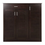 ΠΑΠΟΥΤΣΟΘΗΚΗ-ΝΤΟΥΛΑΠΑ PROBY HM9607.01 ΜΕΛΑΜΙΝΗ WENGE 120x37,5x121,5Υεκ. - Image 5