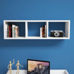 ΡΑΦΙΕΡΑ ΤΟΙΧΟΥ ΜΕΛΑΜΙΝΗΣ ΛΕΥΚΗ CLASSIKER HM9228.11 90x22x25,6Υ εκ. - Image 6