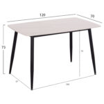 ΣΕΤ ΤΡΑΠΕΖΑΡΙΑΣ 5ΤΜΧ RAVEN HM21265.01 ΚΕΡΑΜΙΚΟ TOP ΛΕΥΚΟ ΜΑΡΜΑΡΟ--ΒΕΛΟΥΔΟ ΚΥΠΑΡΙΣΣΙ - Image 2