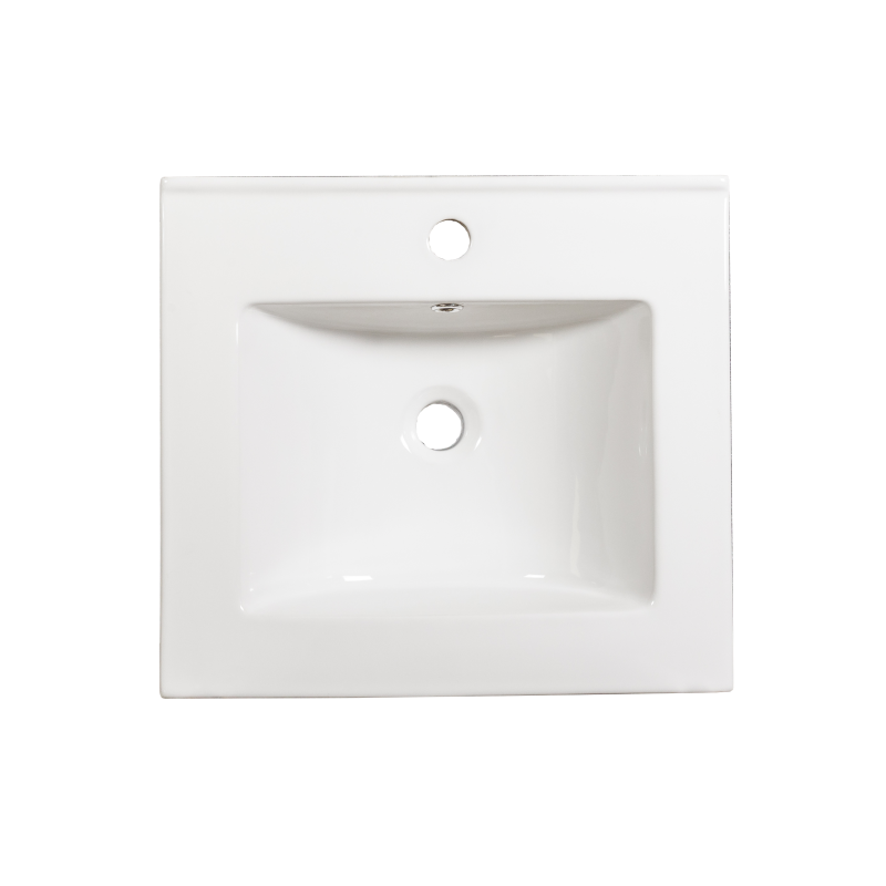 slim50 Νιπτήρας SLIM 50 γυαλιστερή πορσελάνη 50x46cm - Image 1