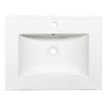 Νιπτήρας SLIM 60 γυαλιστερή πορσελάνη 60x46cm