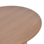 Τραπέζι σαλονιού Opols pakoworld mdf καρυδί Φ90x42εκ - Image 2