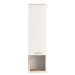 Σύνθετο σαλονιού Norda pakoworld κρεμ με oak 187x40x58.4εκ - Image 2
