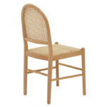 Καρέκλα Alessia pakoworld ξύλο οξιάς-rattan φυσικό 43x44x89εκ - Image 3