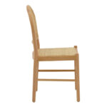 Καρέκλα Alessia pakoworld ξύλο οξιάς-rattan φυσικό 43x44x89εκ - Image 4