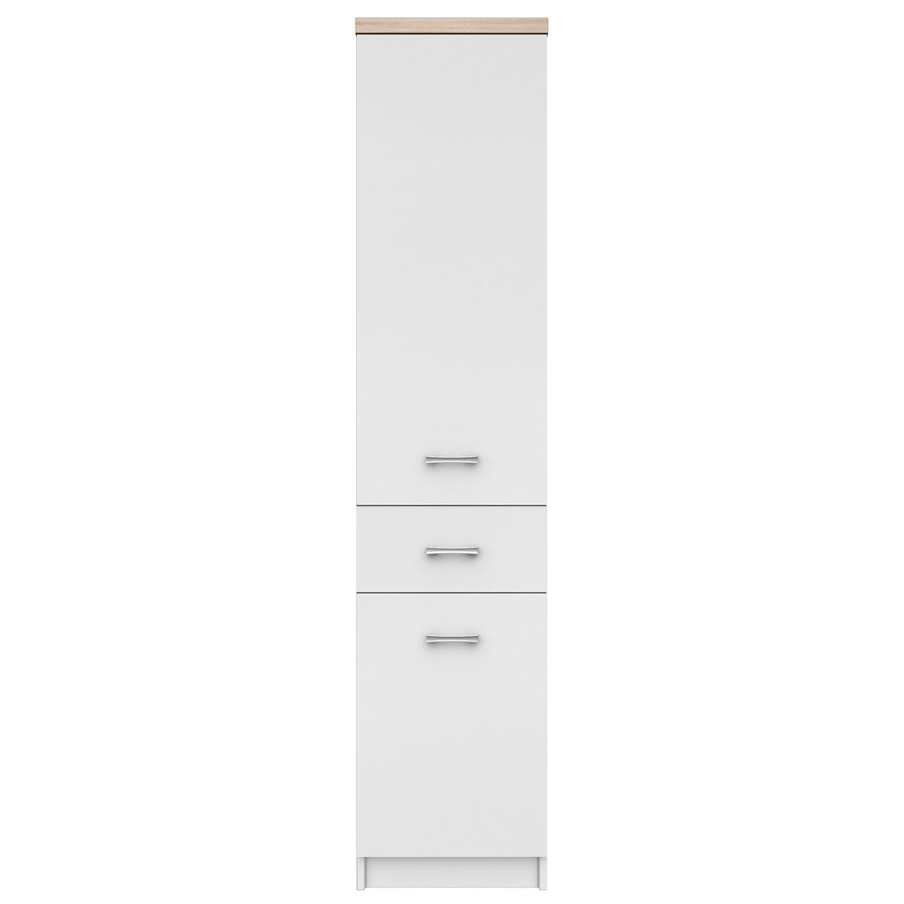 3050 Ντουλάπα Top Mix 40x33x183cm Λευκή-Σονόμα - Image 1
