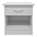 Κομοδίνο Bedy pakoworld λευκό 40x34x42εκ - Image 3