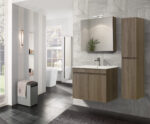 Σετ Έπιπλο Μπάνιου OMEGA GREY OAK 75 9SOM075GO0 Πάγκο 72x44x60cm - Image 3
